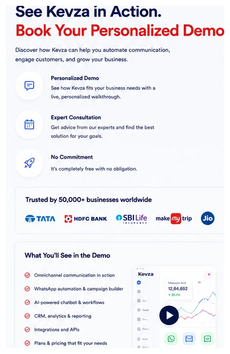 Book Demo Hero — Kevza